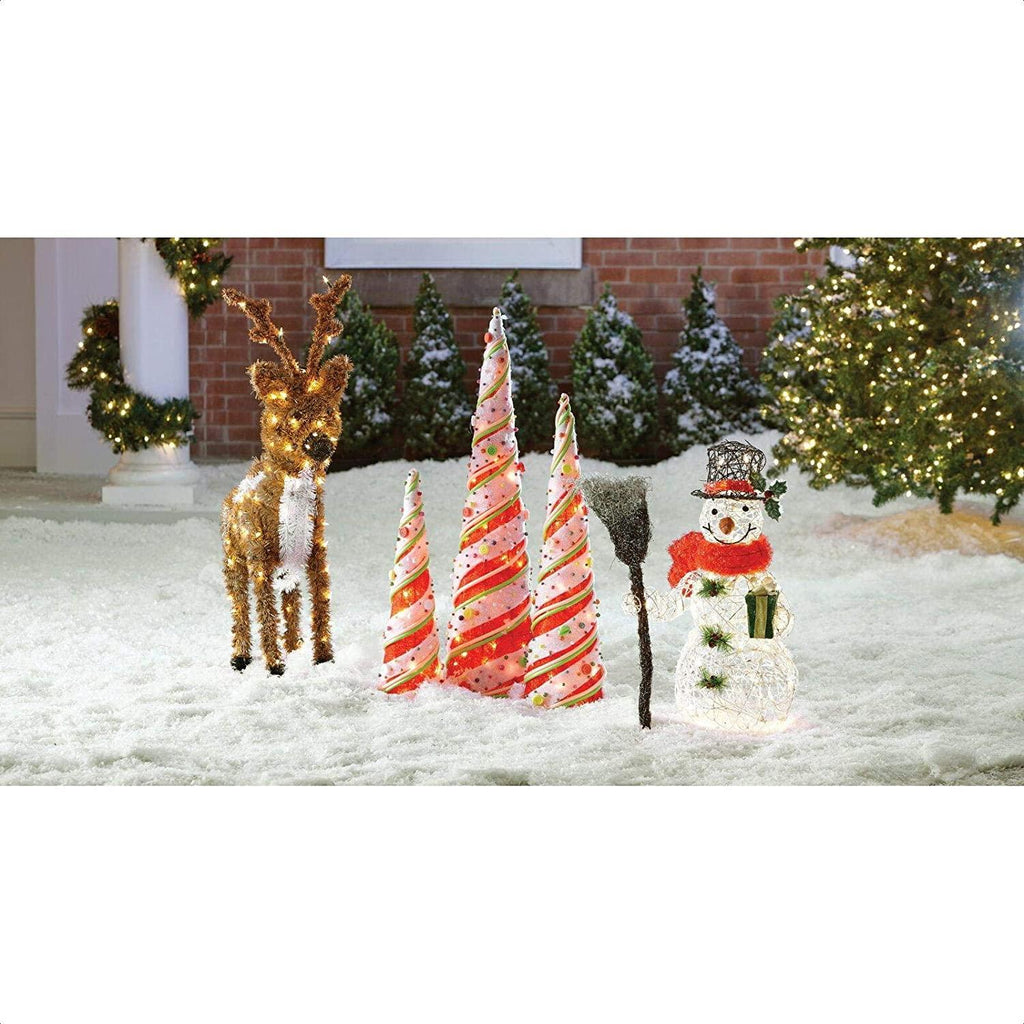 Standing Reindeer Christmas Decoration Lighted Display