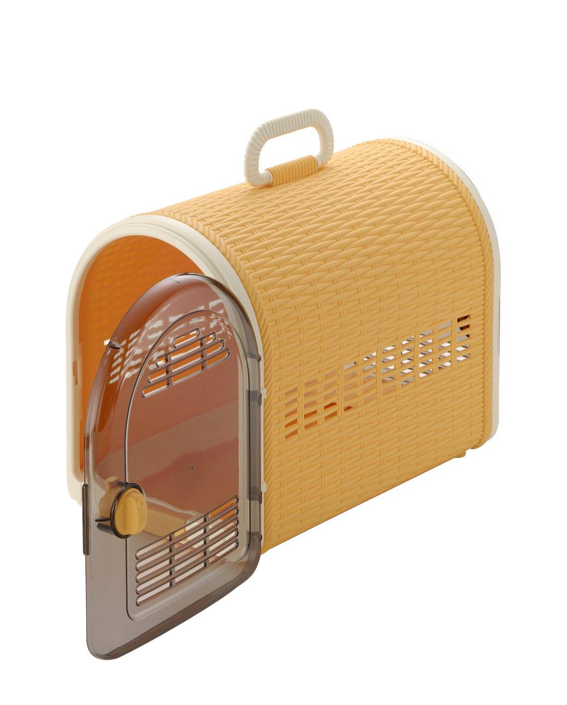 Richell Collor rattan net-like carry 44 yellow (japan import)