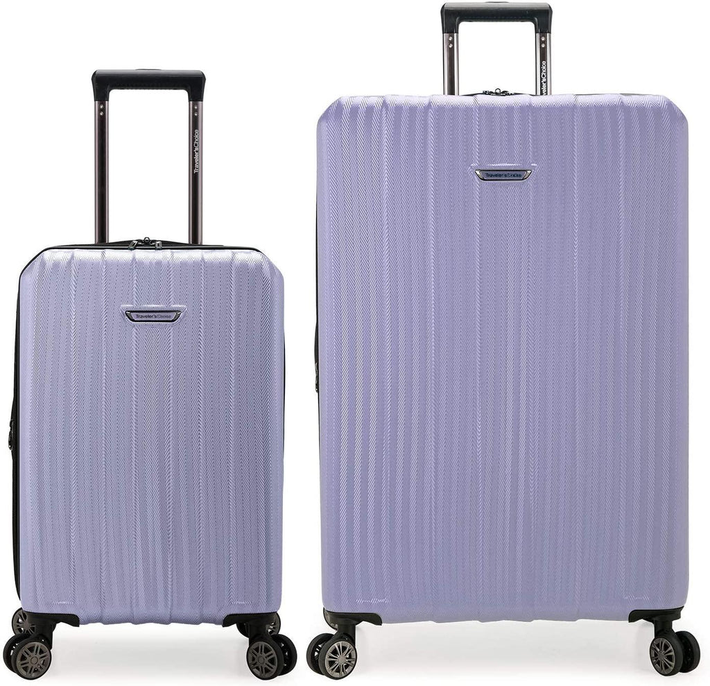 Dana Point Hardside Expandable Luggage Set, Lavender, 2-Piece