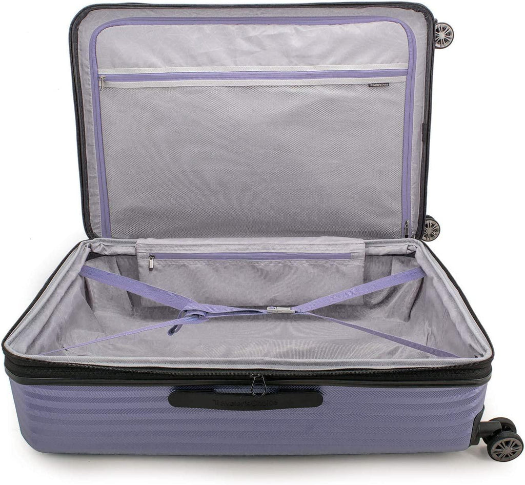 Dana Point Hardside Expandable Luggage Set, Lavender, 2-Piece