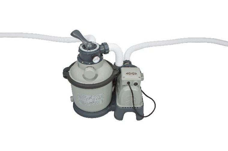 intex 1200 gph krystal clear above ground pool sand filter pump set | 28643eg