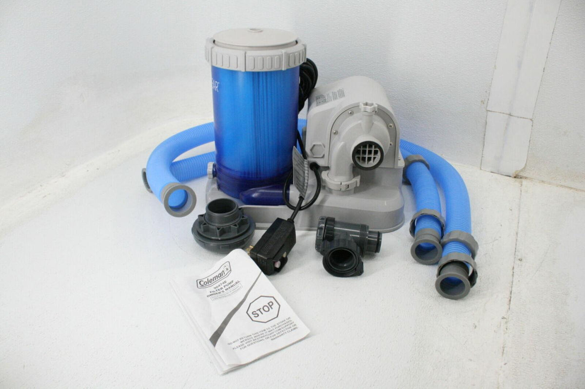 see notes coleman 90474e flow clear outdoor above ground swimming pool pump