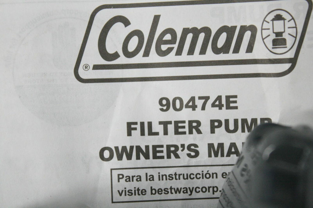 see notes coleman 90474e flow clear outdoor above ground swimming pool pump