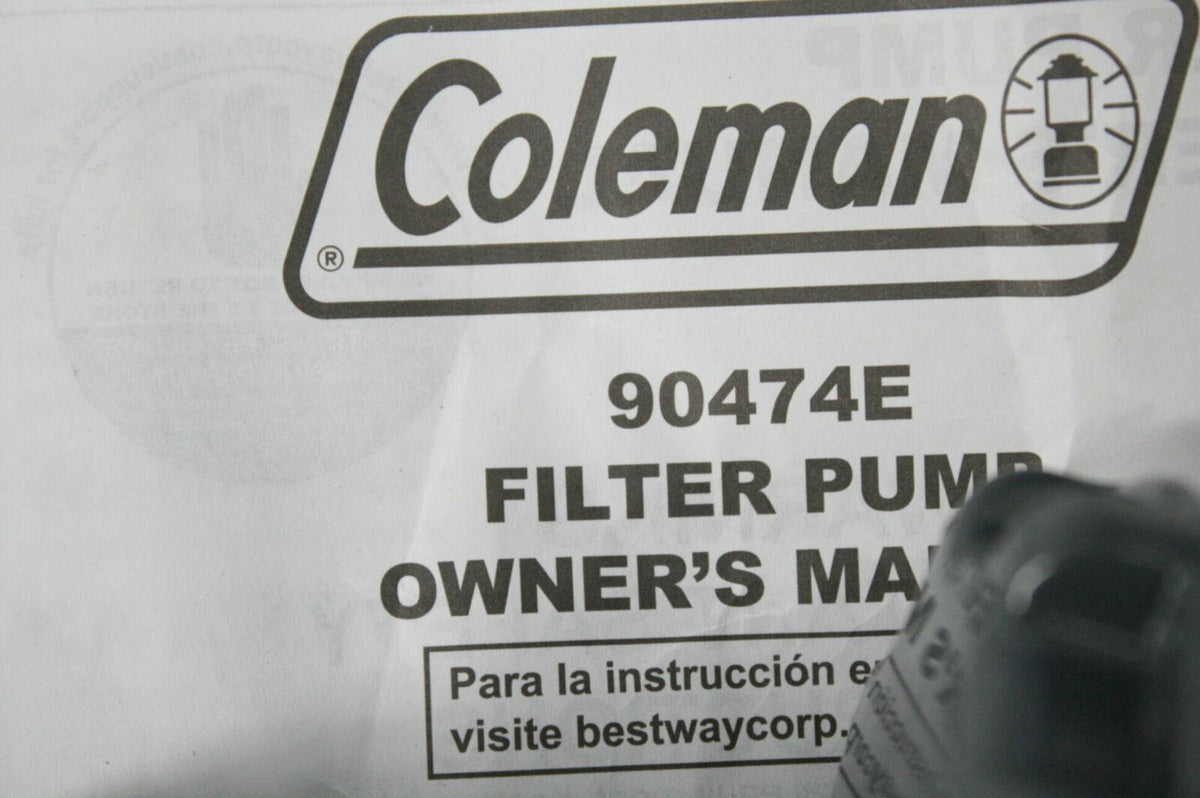 see notes coleman 90474e flow clear outdoor above ground swimming pool pump