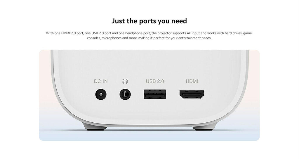 xiaomi mi smart projector 2 global 1080p wifi android tv portable home cinema
