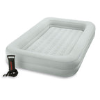 Twin Kidz Raised Frame Camping Travel Air Mattress Bed with Hand Pump (3-Pack)