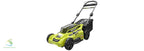 RYOBI 40V Lawn Mower Walk Behind Push 20 in Cut Deck w 6.0 Ah Battery Charger