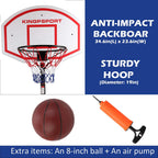KARMAS PRODUCT Basketball Hoop for Kids and Family Indoor and Outdoor Portable Basketball Goal System Height Adjustable 8.6ft-10ft, 35in Backboard Basketball Stand with Wheels