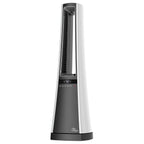 Lasko 1500W Air Logic Bladeless Electric Tower Space Heater with Remote (2 Pack)