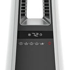 Lasko 1500W Air Logic Bladeless Electric Tower Space Heater with Remote (2 Pack)