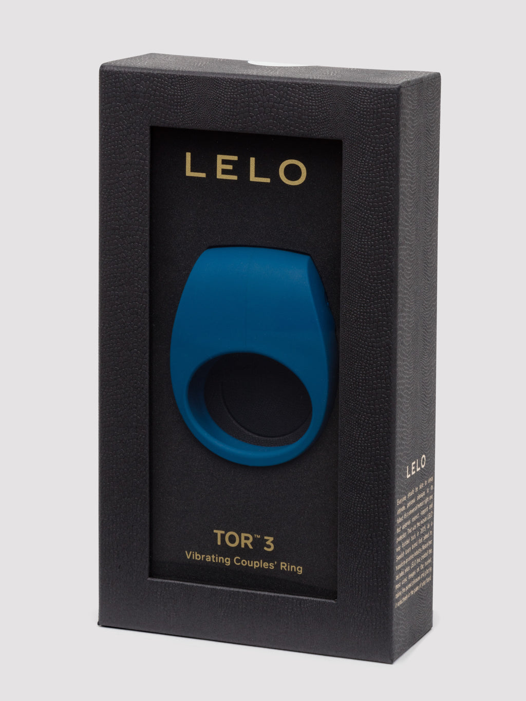 Lelo Tor 3 Luxury Rechargeable App Control Vibrating Cock Ring, Blue