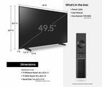 samsung 50" q60a qled 4k ultra hd hdr smart tv - 2021 model