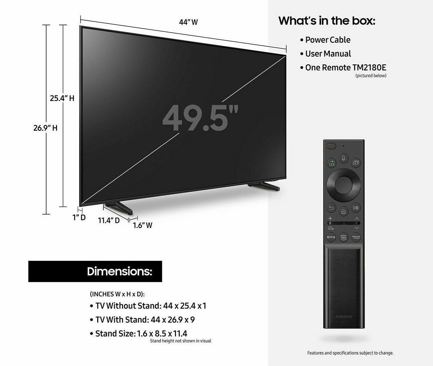 samsung 50" q60a qled 4k ultra hd hdr smart tv - 2021 model