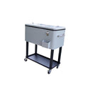20 Gal. Steel Party Cooler Cart