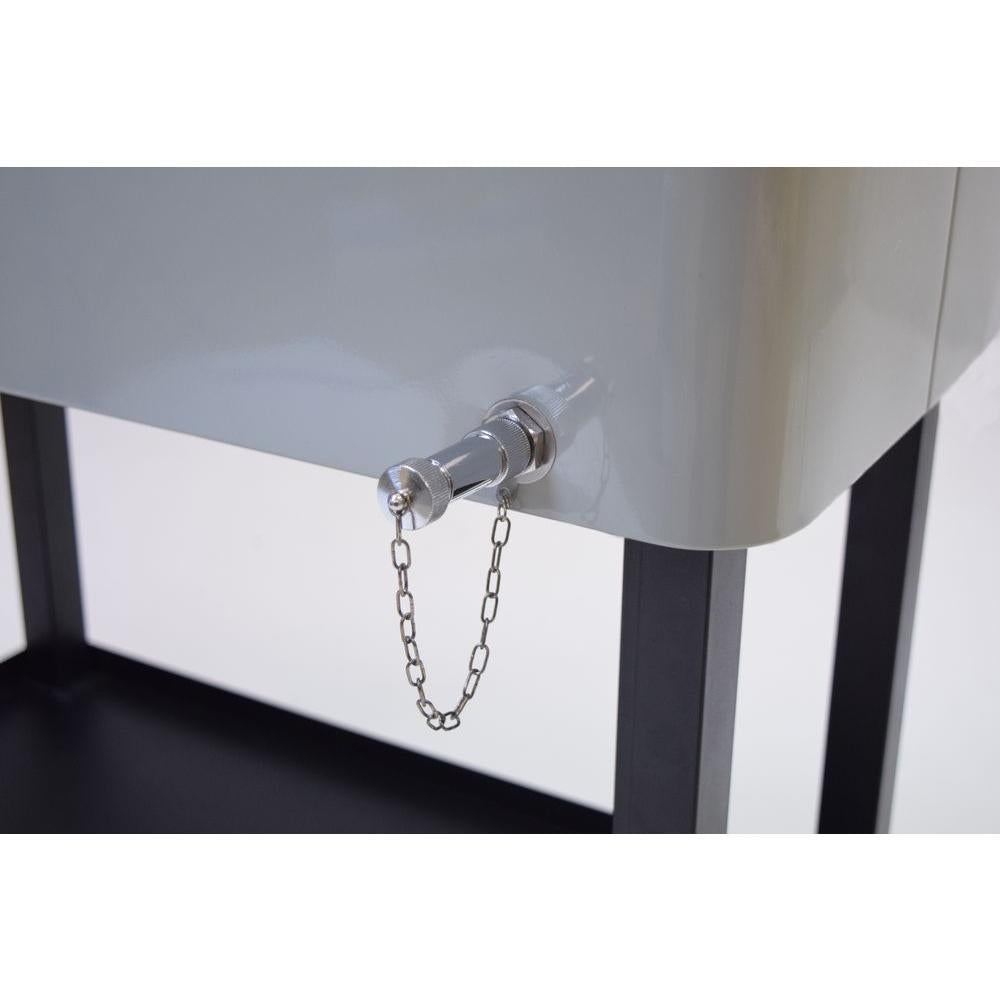 20 Gal. Steel Party Cooler Cart