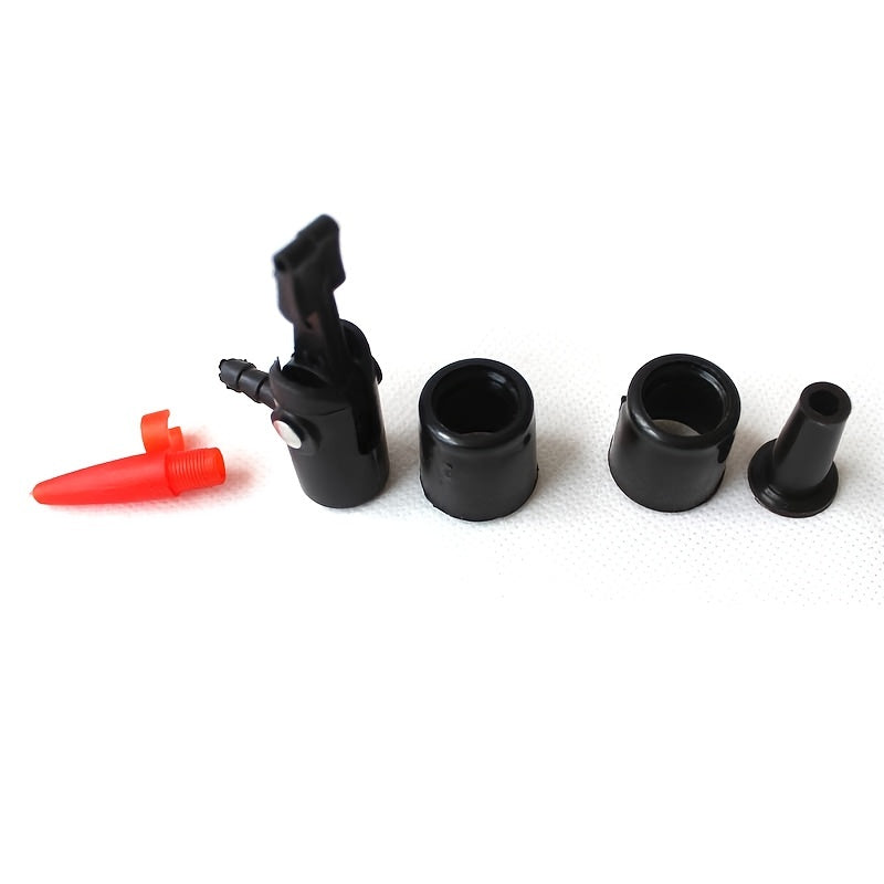 Siphon Fuel Liquid Transfer Pump Kit-Multi-Use Hand Gasoline, Oil, Liquid And Air Pump-Red Travel Emergency Manual Vehicle Car Tool