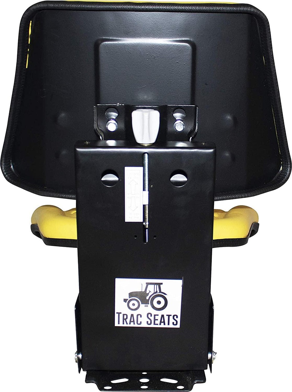 yellow trac seats brand triback style universal tractor suspension seat with tilt fits john deere 5200 5210 5300 5310 (fast  - 1-4 business days delivery - same or next day  -view map
