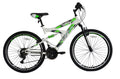 Pathfinder Elite Dual Suspension Mountain Bike, Unisex, 21-speeds, 18-Inch Frame