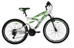 Pathfinder Elite Dual Suspension Mountain Bike, Unisex, 21-speeds, 18-Inch Frame