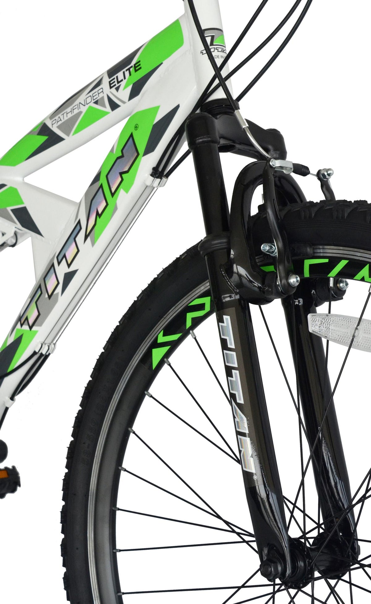 Pathfinder Elite Dual Suspension Mountain Bike, Unisex, 21-speeds, 18-Inch Frame