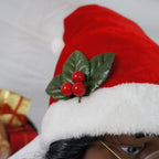 58 in. Christmas African American Dancing Santa Claus with Naughty and Nice List