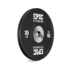 Epic Fitness Urethane Competition Barbell Plates, Single 35LB