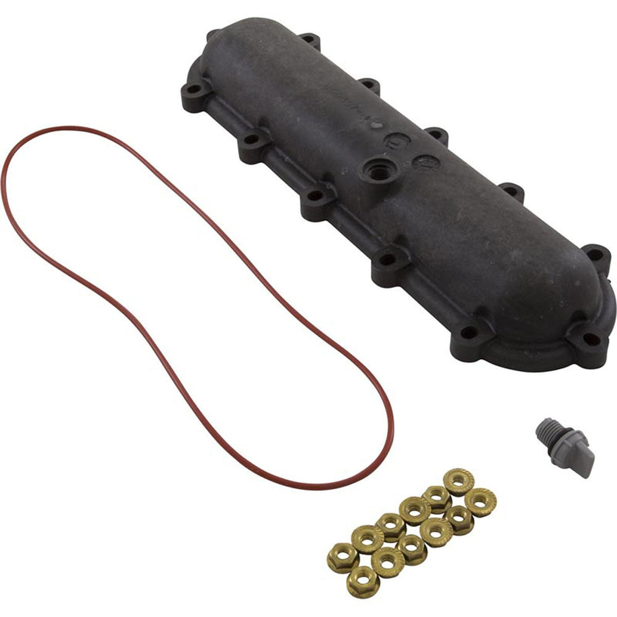 Raypak Return Header, Raypak 206A - 407A, w/ Flange Nut Kit