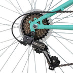 Hiland 24 inch Mountain Bike  7 Speeds for Teenager with Suspension Fork, Mint Green