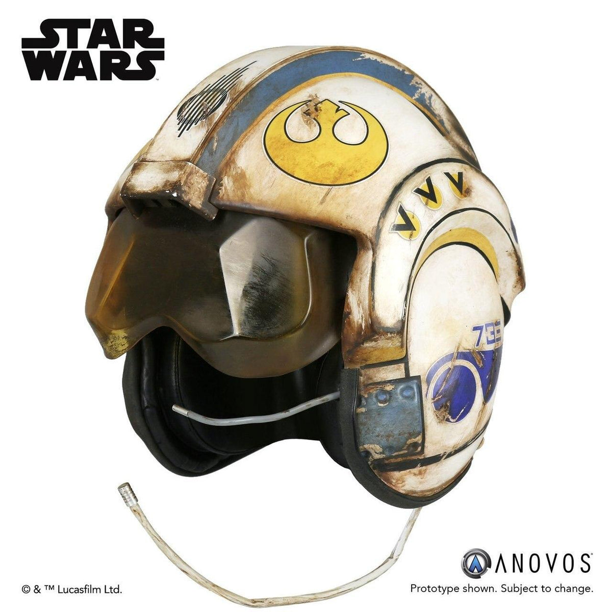 STAR WARS THE FORCE AWAKENS Rey Salvaged X-wing Helmet Accessory
