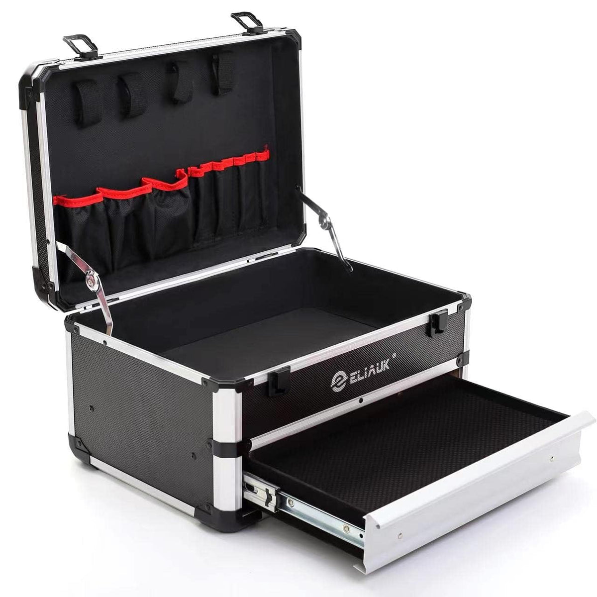 Tool Box Tool Organizer StoraCabinet Carry Case Tool box with DrawersSilver