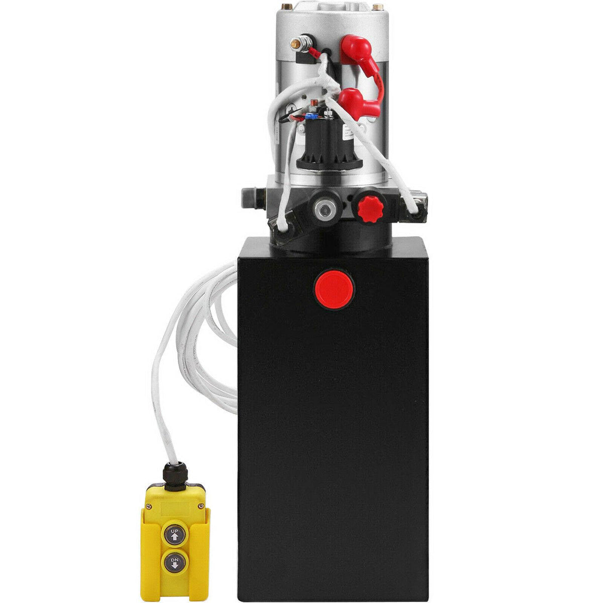 DC12V 8-Quart High Flow Double-Acting Hydraulic Pump Power Unit Dump Trailer