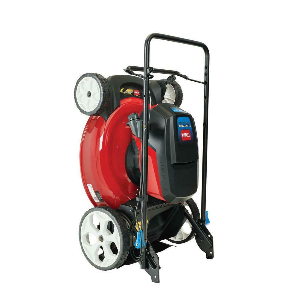 Recycler Cordless Lawn Mower Walk Behind Push 21 Inch Decl 60V Lithium Ion
