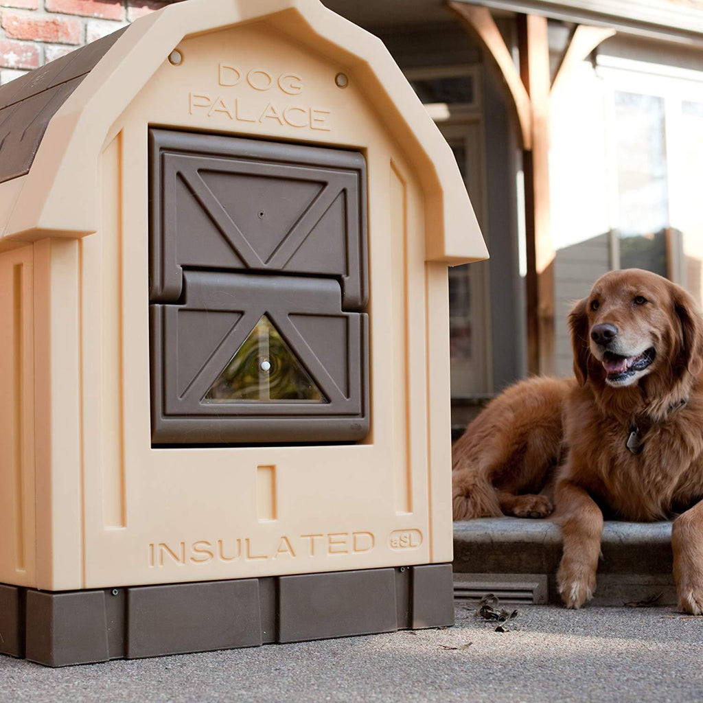 ASL Solutions Deluxe Insulated Dog Palace (38.5" x 31.5" x 47.5")