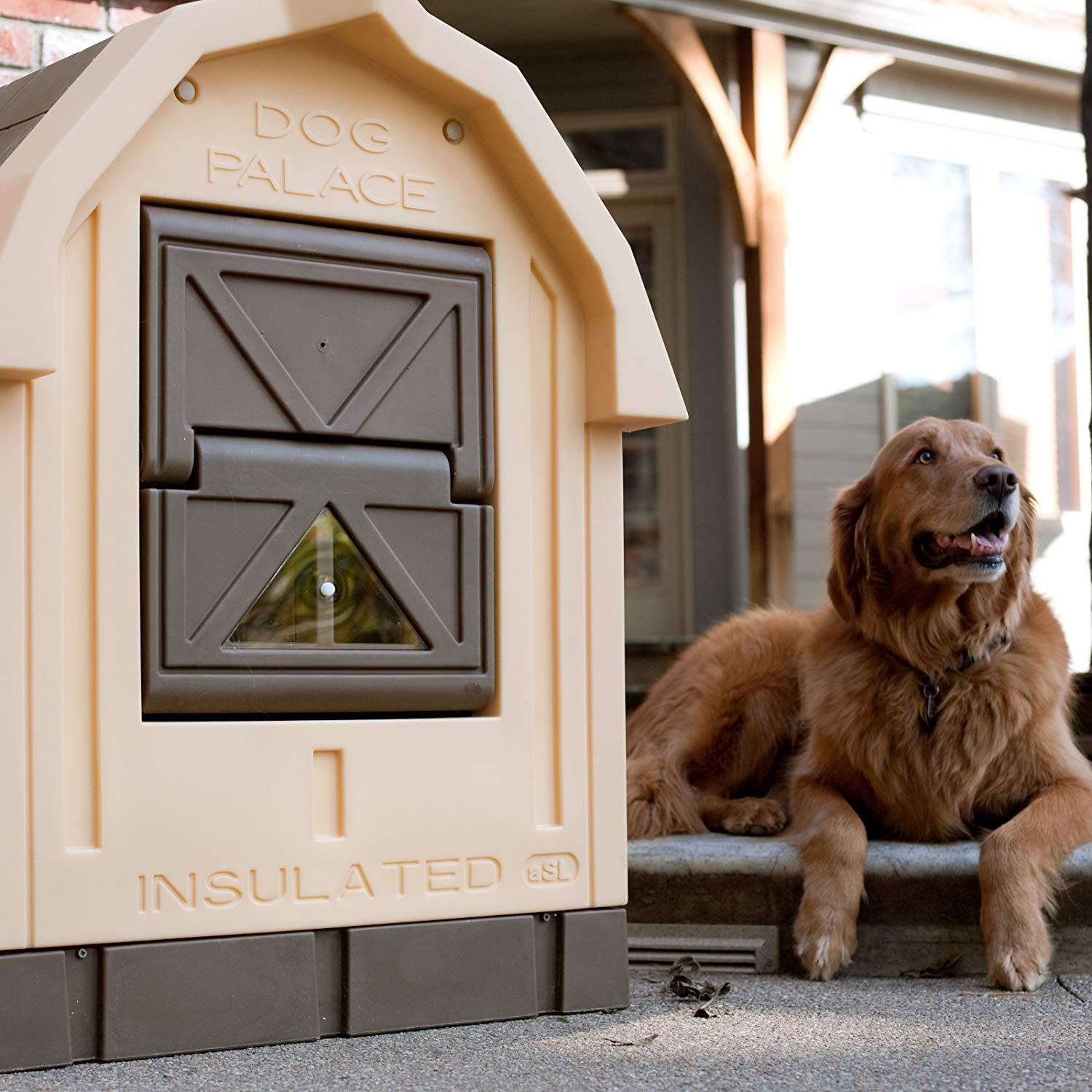 ASL Solutions Deluxe Insulated Dog Palace (38.5" x 31.5" x 47.5")