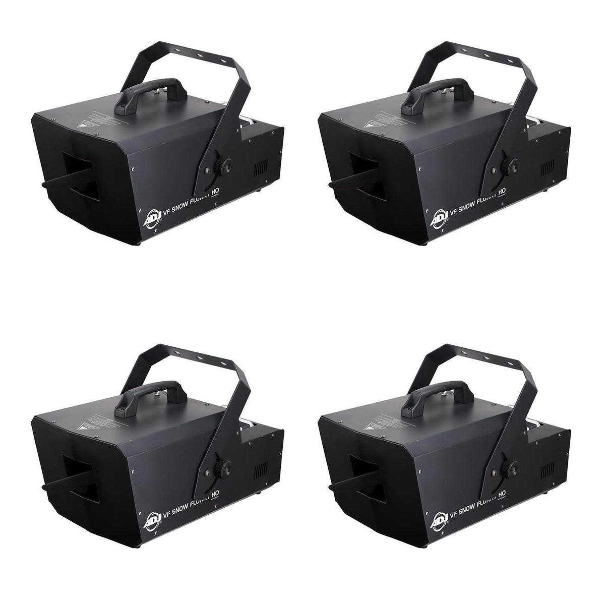ADJ VF Snow Flurry HO 1250W Snow Machine w/ 2.3 Liter Snow Fluid Tank (4 Pack)