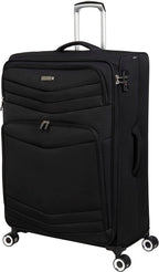 Intrepid 32" Softside Checked 8 Wheel Expandable Spinner with TSA Lock, Black