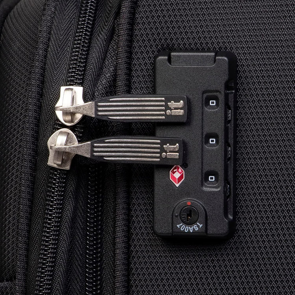 Intrepid 32" Softside Checked 8 Wheel Expandable Spinner with TSA Lock, Black