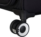 Intrepid 32" Softside Checked 8 Wheel Expandable Spinner with TSA Lock, Black