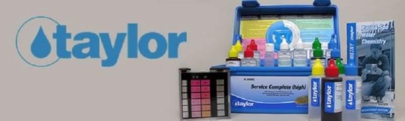 Taylor K-1004 Safety Plus Swimming Pool Chlorine Bromine Test Kit (4 Pack)