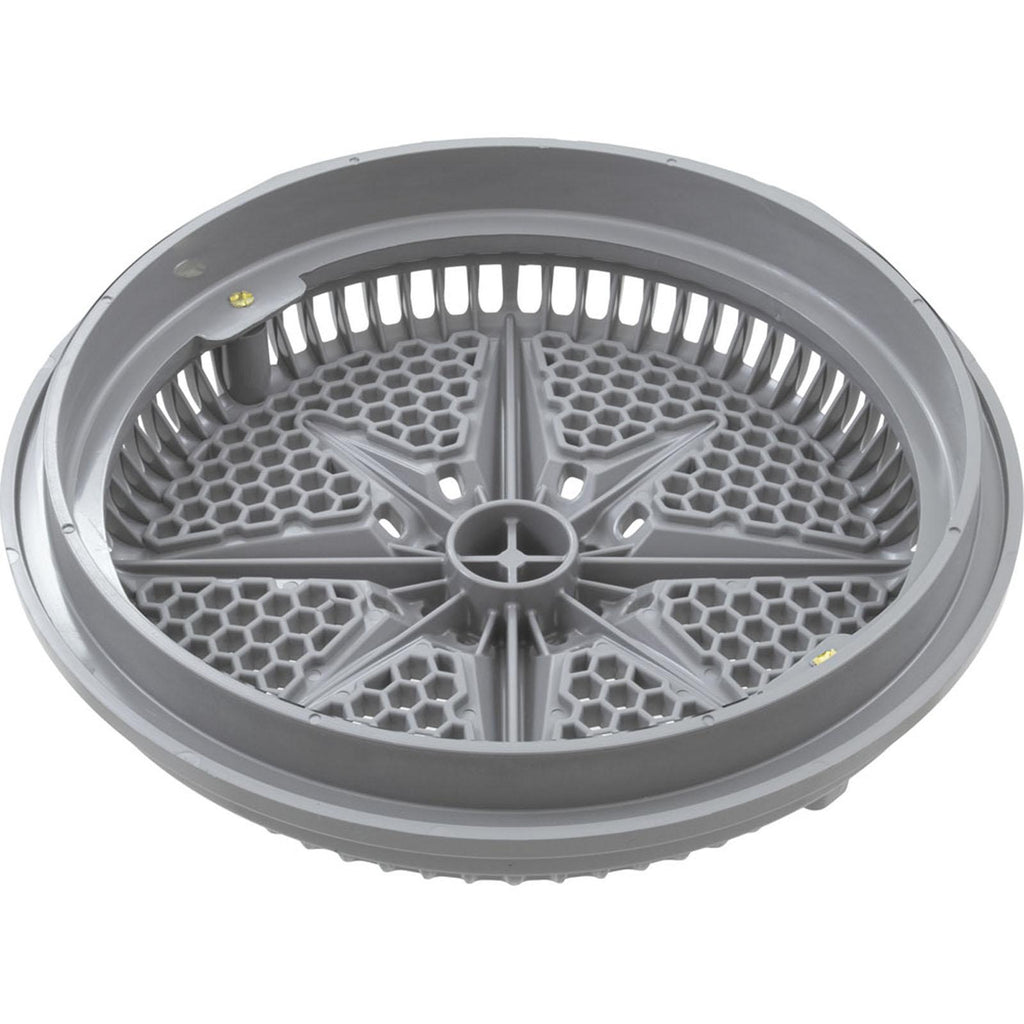 PENTAIR POOL PRODUCTS Main Drain Grate, Pent StarGuard, 8", 112gpm, Gray, qty 2, Lg Ring