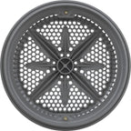 PENTAIR POOL PRODUCTS Main Drain Grate, Pent StarGuard, 8", 112gpm, Gray, qty 2, Lg Ring
