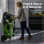 60V 21” Dual-Blade Self-Propelled Lawn Mower with (2) 5.0 Ah Batteries &amp; Rapid Charger