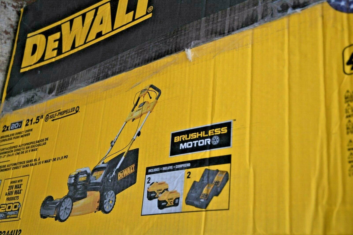 20V MAX BRUSHLESS XR 21" SELF PROPELLED LAWN MOWER KIT (NEW) #DCMWSP244U2