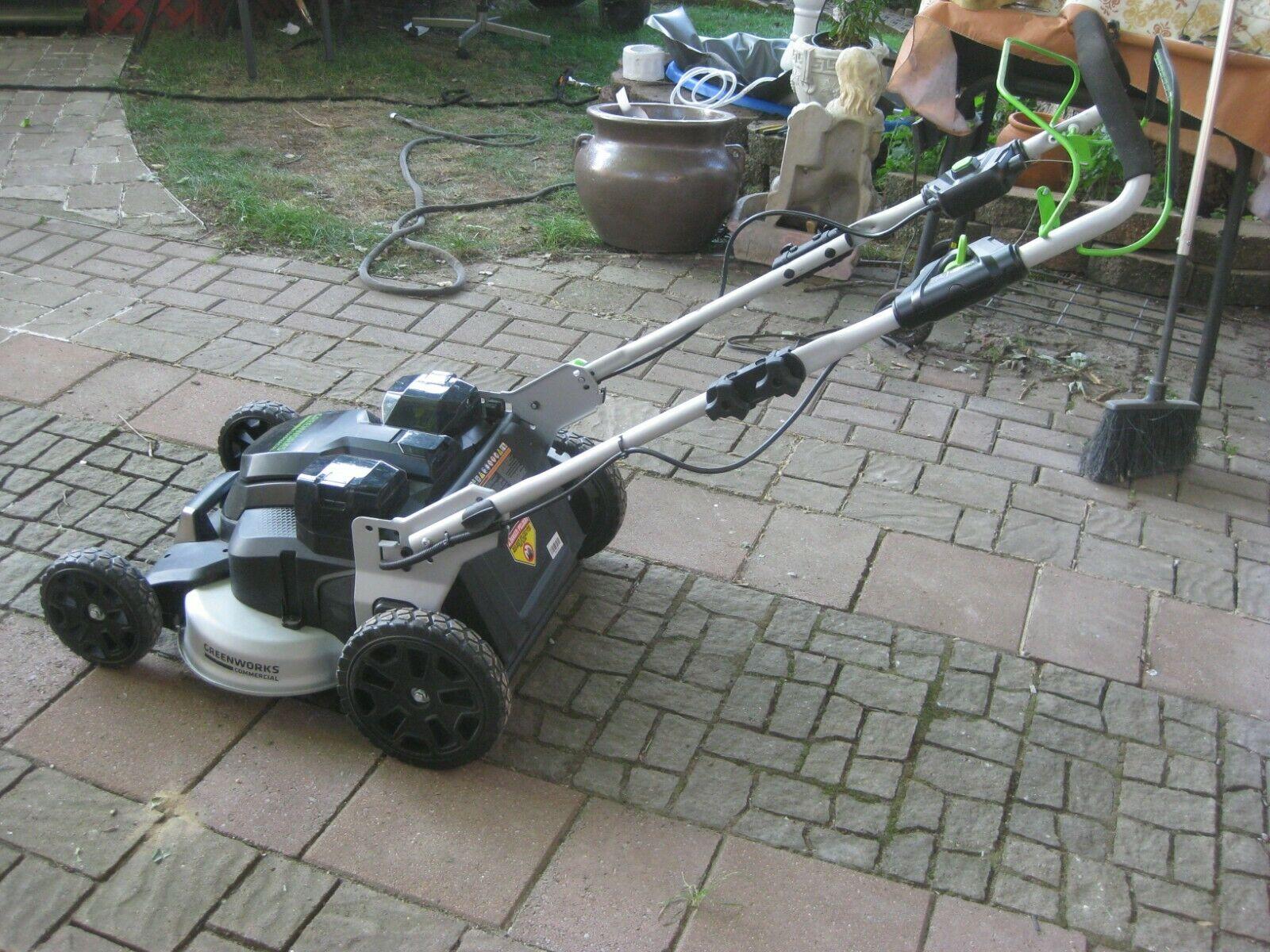 25" 80V Commercial Brushless Steel Deck Self-Propelled Lawn Mower (Battery/Charg