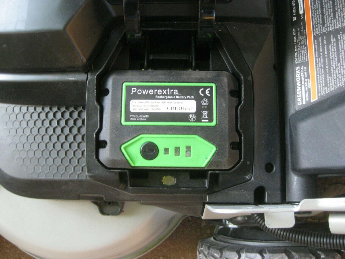 25" 80V Commercial Brushless Steel Deck Self-Propelled Lawn Mower (Battery/Charg