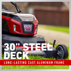60V MAX* 30 in. eTimePersonal PaceLawn Mower - Battery/Charger Not Included