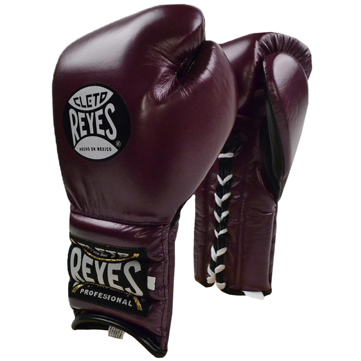 Cleto Reyes Traditional Lace Up Training Boxing Gloves - 14 oz. - Purple