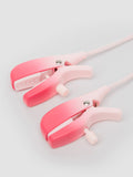 Lovense Gemini App Controlled Adjustable Vibrating Nipple Clamps, Pink