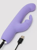 Lovehoney Luxury 15 Function Rechargeable Silicone Rabbit Vibrator, Purple