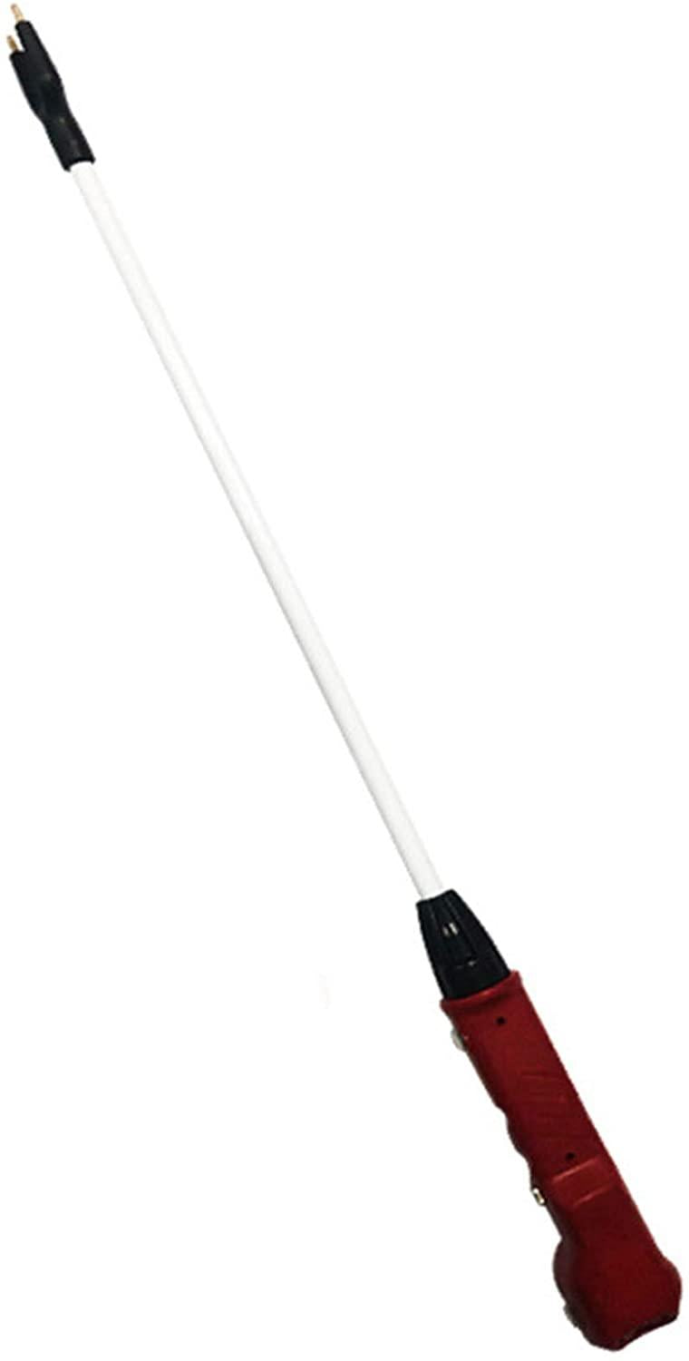 waterproof cattle prod stick,electric rechargeable hand prod shock animals livestock farm pig cattle prod livestock prod stick for cow pig cattle goats and big dog,